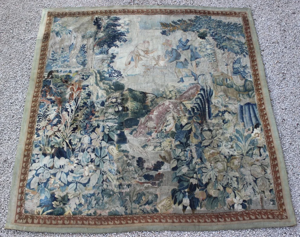 Tapisserie Flandres XVIII La chasse au renard