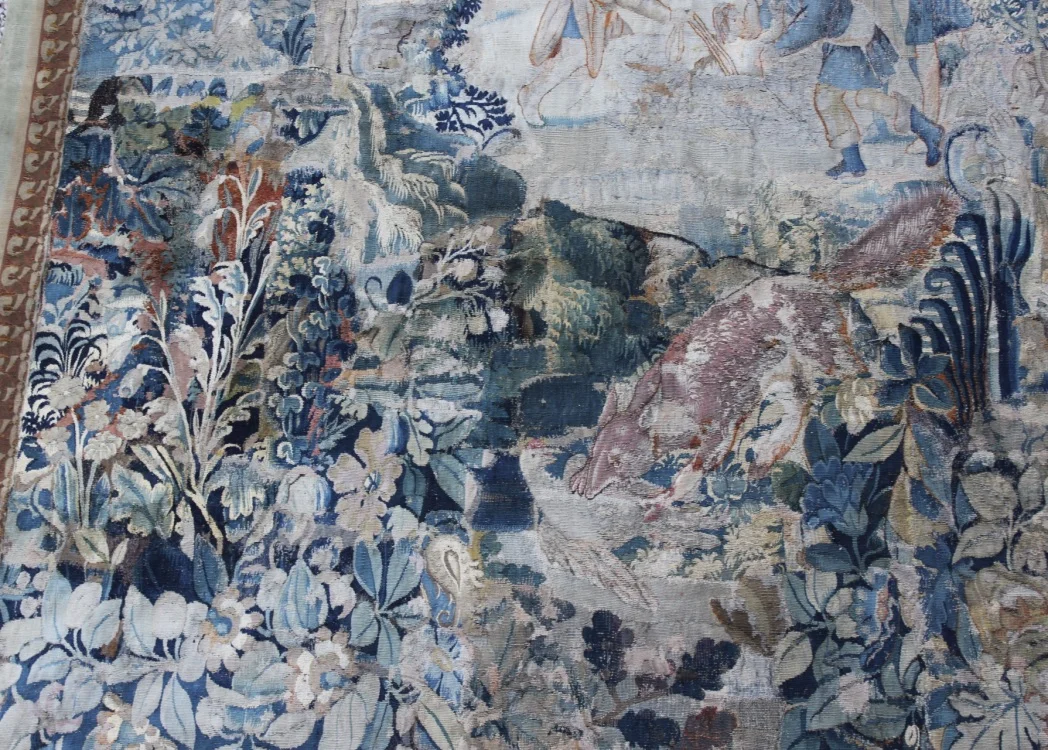 Tapisserie Flandres XVIII La chasse au renard