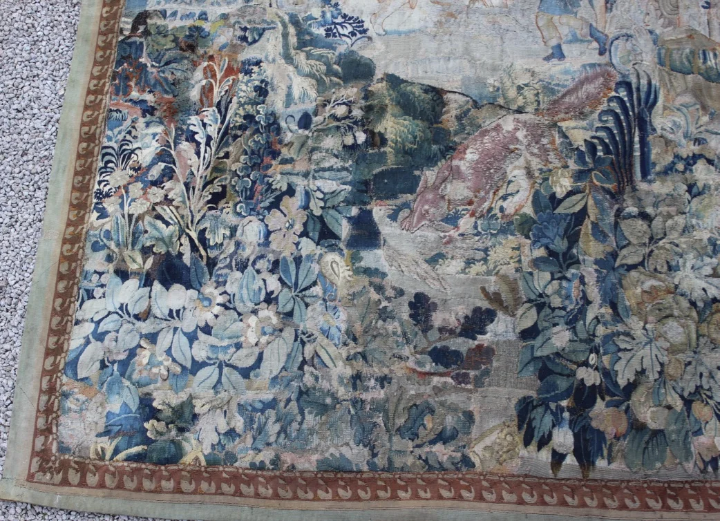 Tapisserie Flandres XVIII La chasse au renard