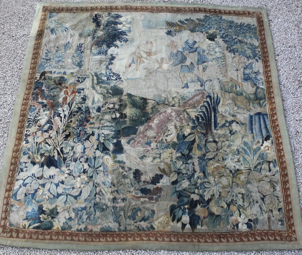 Tapisserie Flandres XVIII La chasse au renard