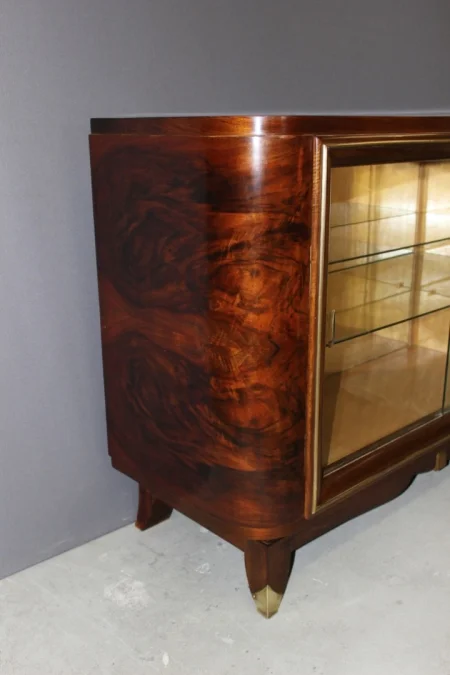 Argentier d'époque Art Déco en noyer