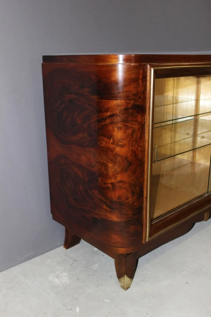 Argentier d'époque Art Déco en noyer