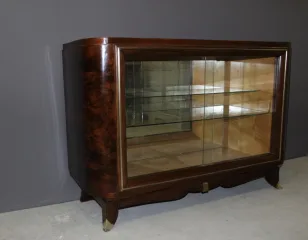 Argentier d'époque Art Déco en noyer
