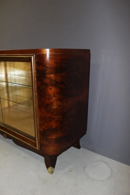 Argentier d'époque Art Déco en noyer