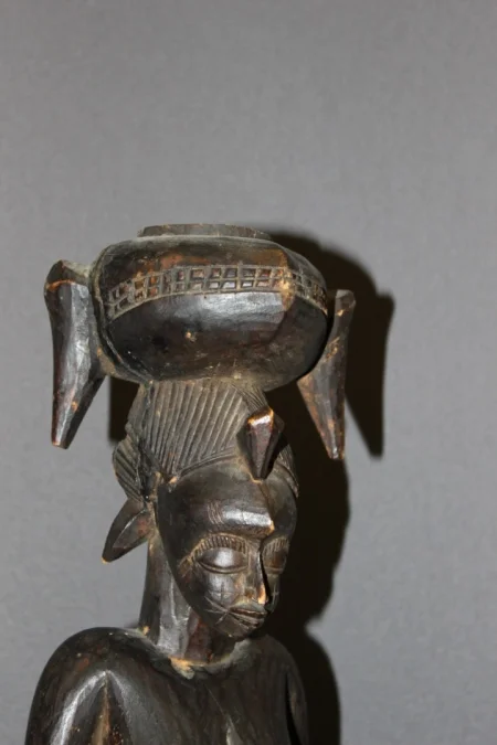 Sculpture Sénoufo De Femme Côte d'Ivoire époque Coloniale
