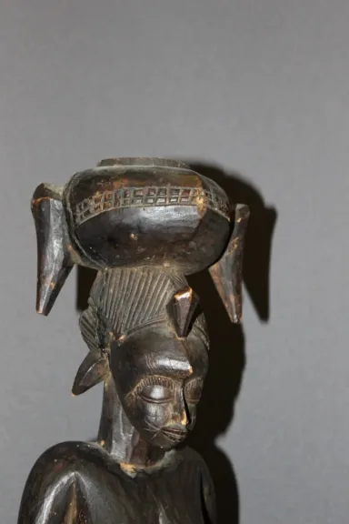 Sculpture Sénoufo De Femme Côte d'Ivoire époque Coloniale