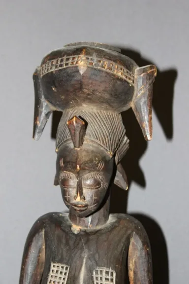 Sculpture Sénoufo De Femme Côte d'Ivoire époque Coloniale
