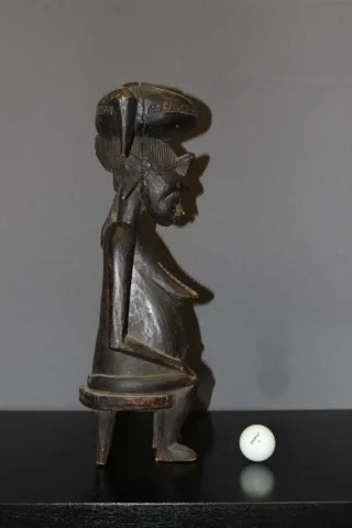 Sculpture Sénoufo De Femme Côte d'Ivoire époque Coloniale