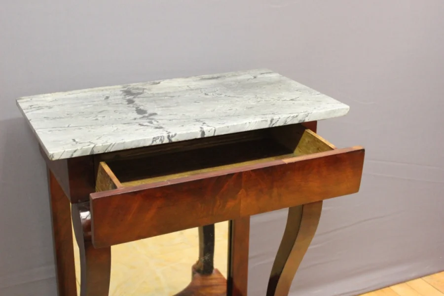 Console d'époque Restauration en acajou XIX