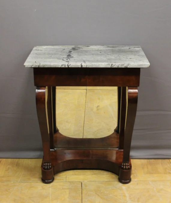 Console d'époque Restauration en acajou XIX