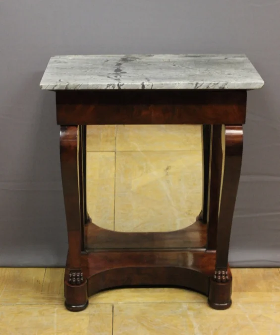 Console d'époque Restauration en acajou XIX