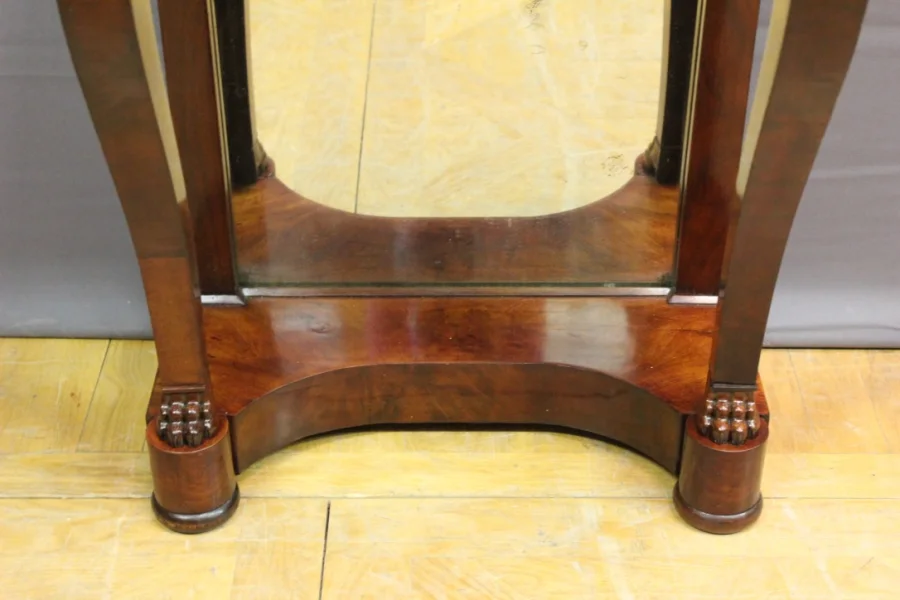 Console d'époque Restauration en acajou XIX