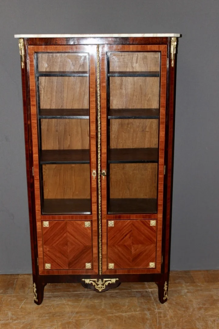 LOUIS XVI STYLE DISPLAY CABINET