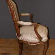 Paire de cabriolets d'époque Louis XV en hêtre