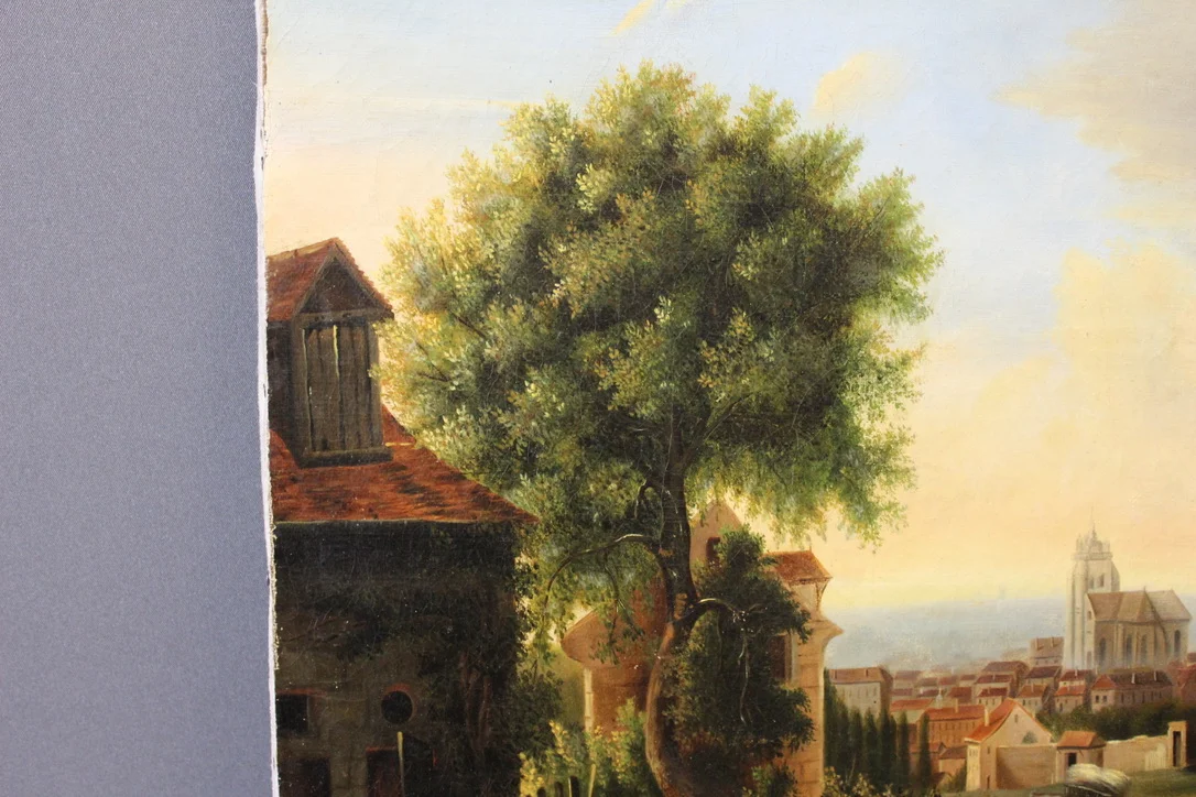 OLIO SU TELA DEL XIX SECOLO