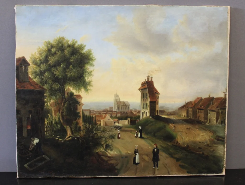 OLIO SU TELA DEL XIX SECOLO