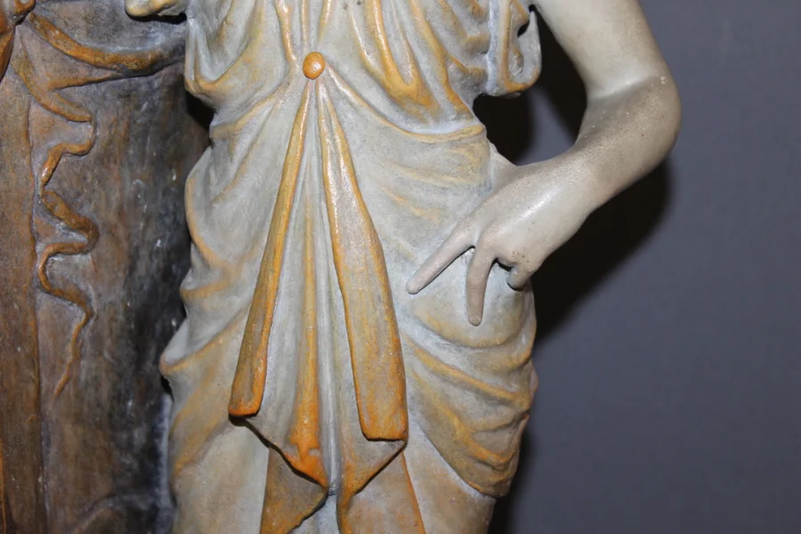 EARTHENWARE STATUETTE