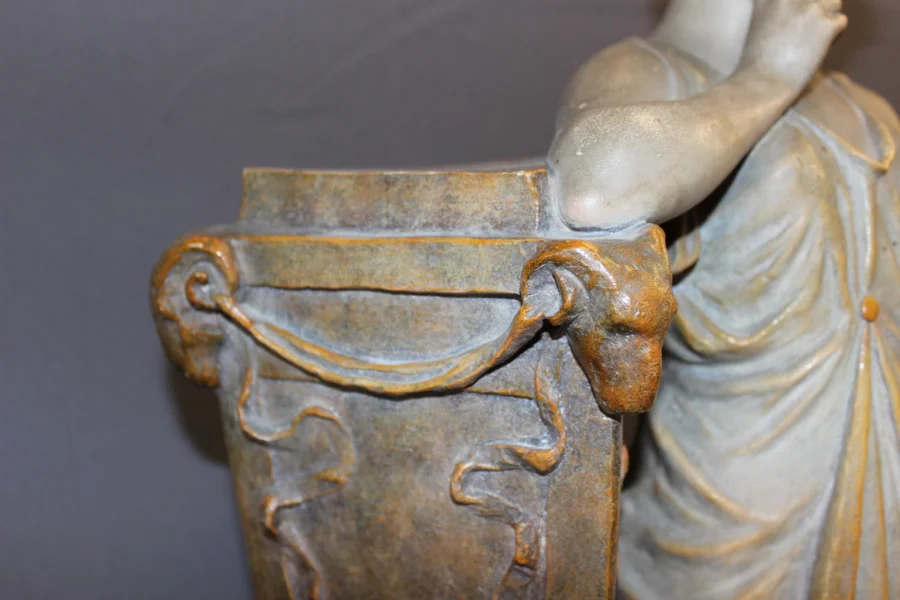 EARTHENWARE STATUETTE