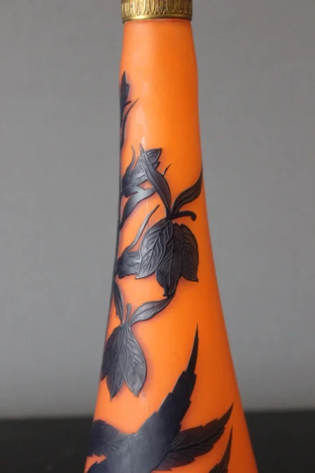 Vase en pâte de verre par Richard vers 1920