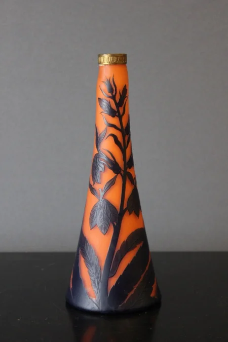 Vase en pâte de verre par Richard vers 1920