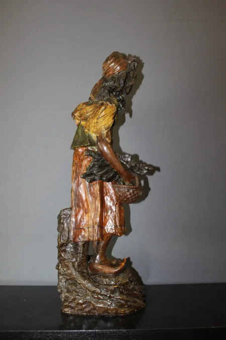 STEINWARENSTATUETTE signiert STELLACHER