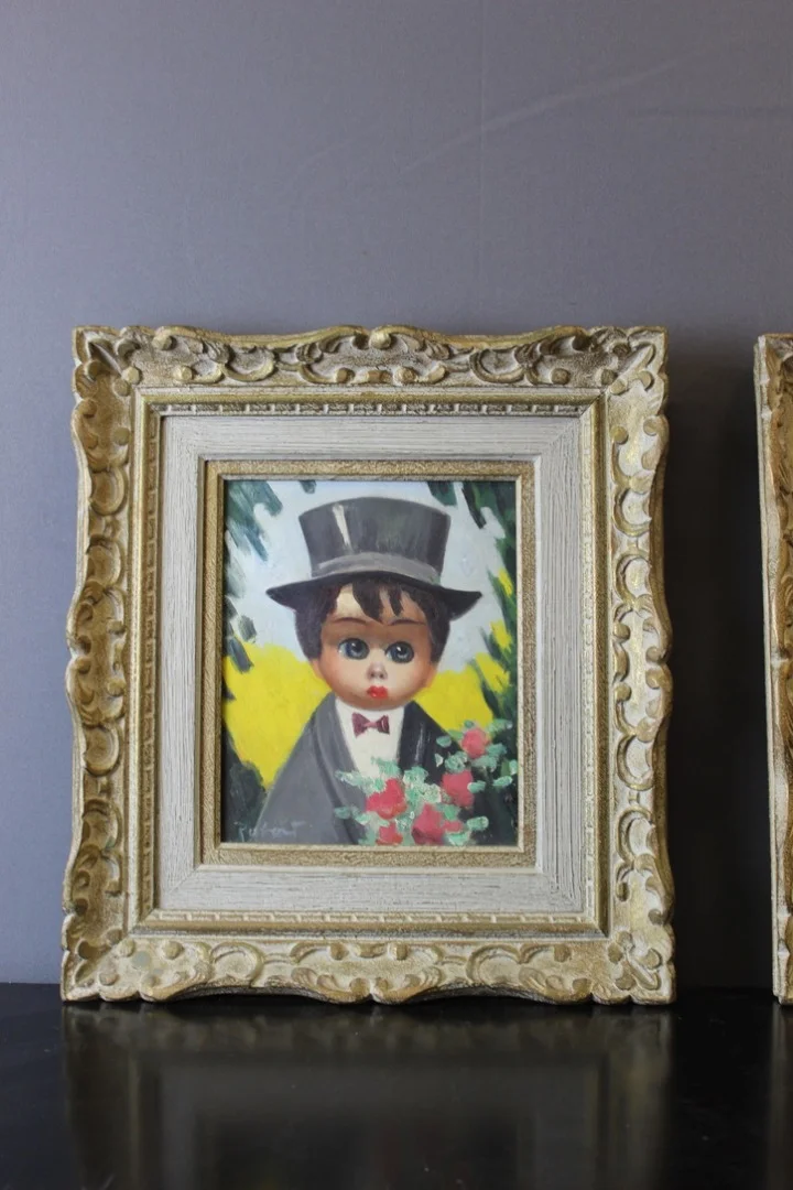 OIL ON CANVAS signed ROBERT