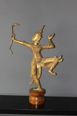 Sculpture en bronze du Prince Rama vers 1950