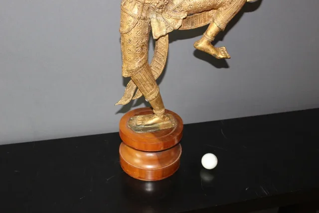 Sculpture en bronze du Prince Rama vers 1950
