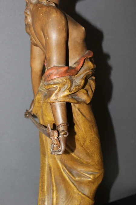 EARTHENWARE STATUE by GOLDSCHEIDER