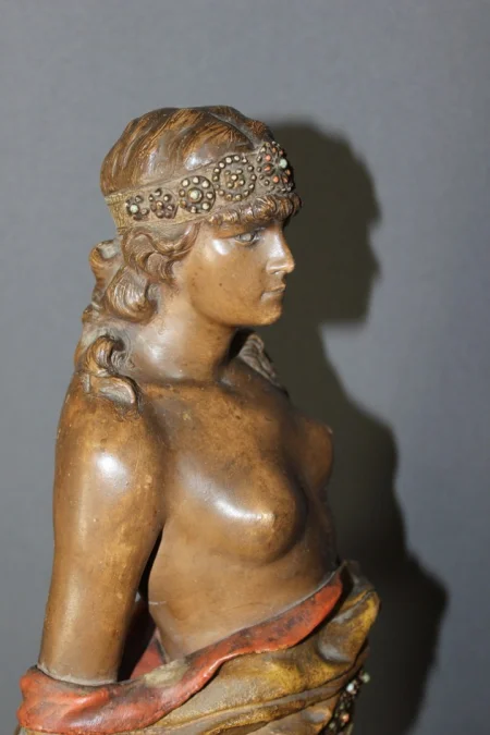 EARTHENWARE STATUE by GOLDSCHEIDER