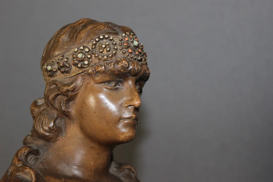 EARTHENWARE STATUE by GOLDSCHEIDER
