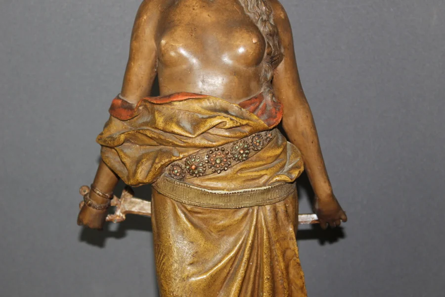 EARTHENWARE STATUE by GOLDSCHEIDER