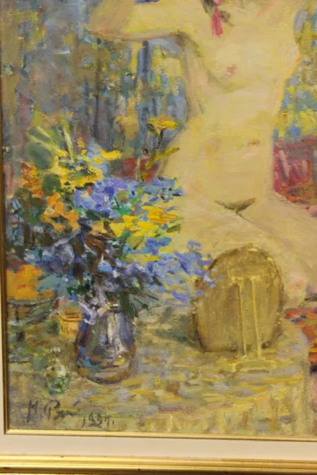 OIL ON CANVAS by MICHAEL RIASNIANSKI