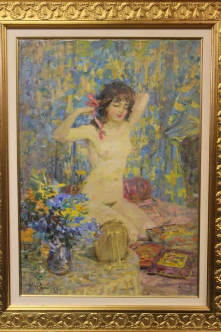 OIL ON CANVAS by MICHAEL RIASNIANSKI