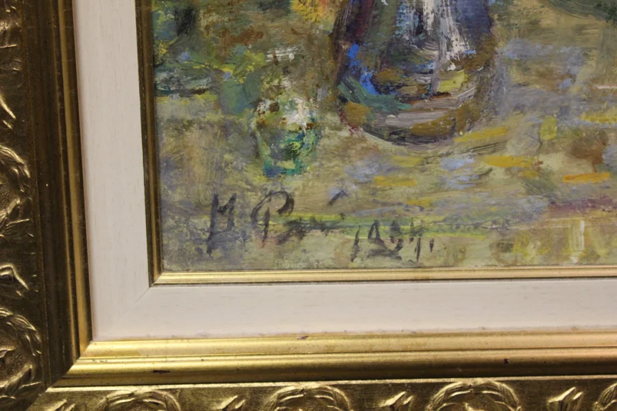 OIL ON CANVAS by MICHAEL RIASNIANSKI