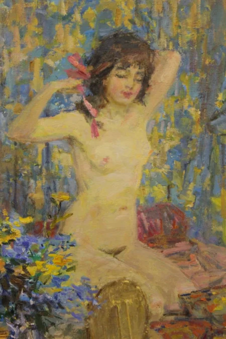 OIL ON CANVAS by MICHAEL RIASNIANSKI