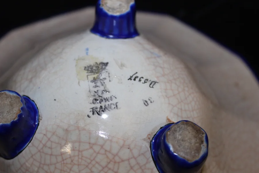 Coupe En émaux De Longwy Art Déco