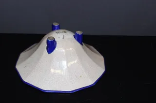 ロングエナメルのアールデコ時代の皿