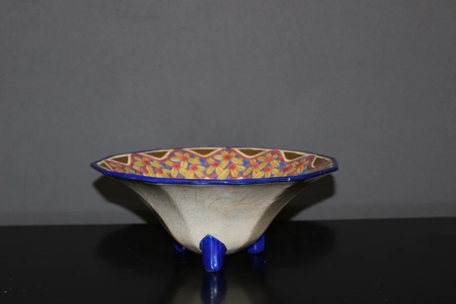 Coupe En émaux De Longwy Art Déco
