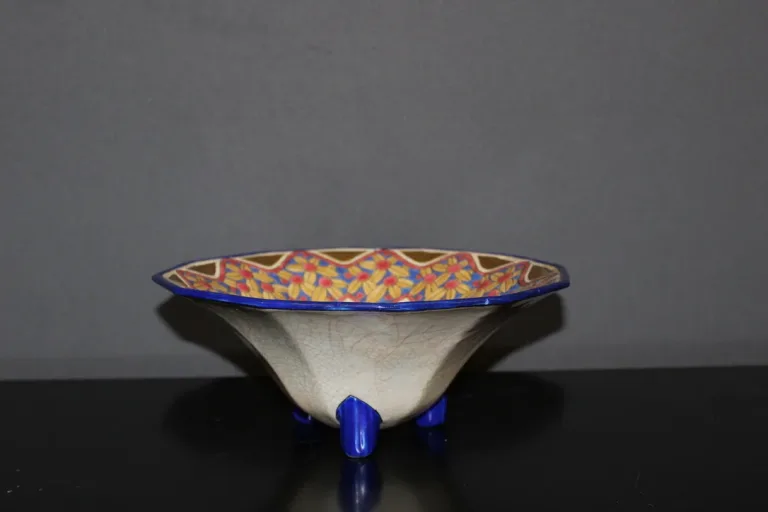 Coupe En émaux De Longwy Art Déco