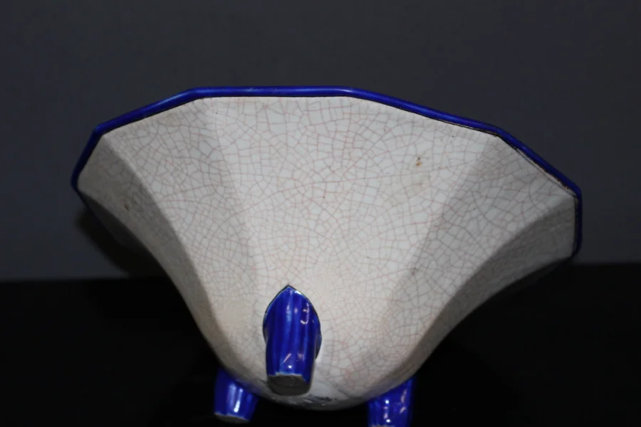 Coupe En émaux De Longwy Art Déco