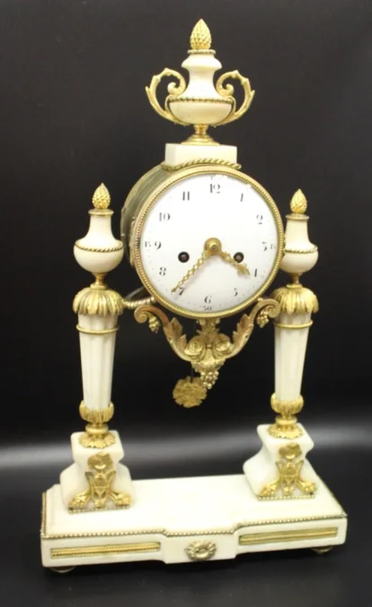 LOUIS XVI PERIOD PORTICO CLOCK