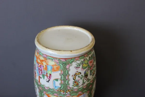 Paire de vases de Canton , Chine fin XIX