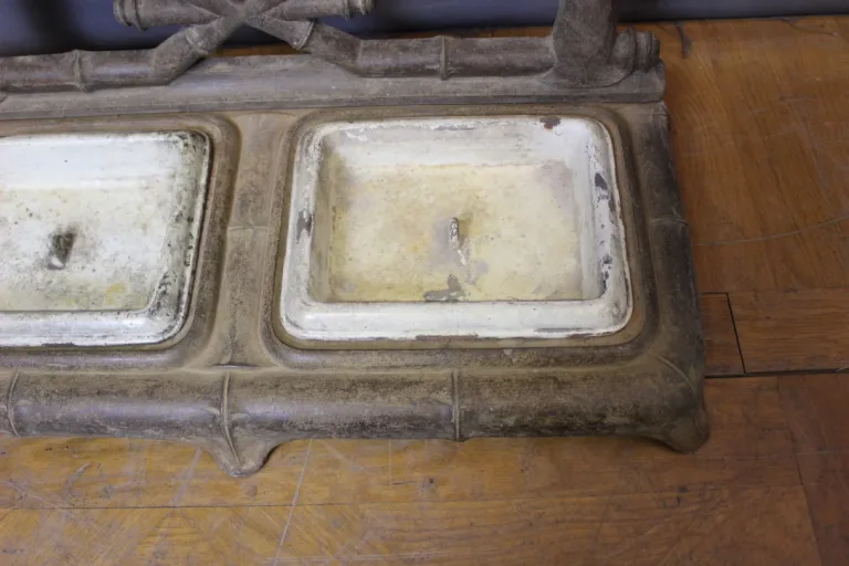 Porte Manteau En Fonte à l'Imitation Du Bambou Vers 1900
