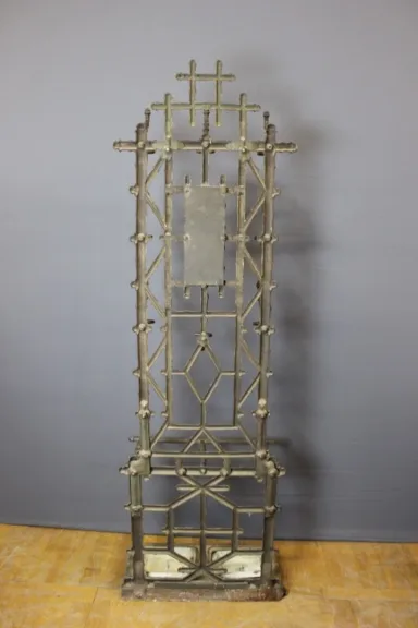 Porte Manteau En Fonte à l'Imitation Du Bambou Vers 1900