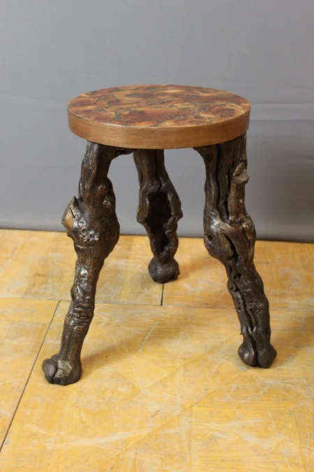 TABLE AND STOOLS