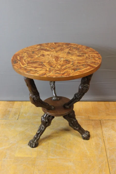 TABLE AND STOOLS