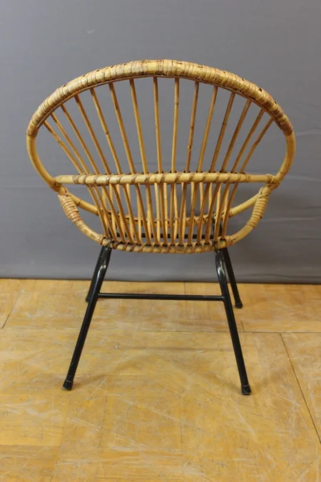 RATTAN TABLE AND CHAIRS