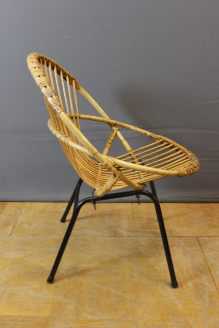 RATTAN TABLE AND CHAIRS