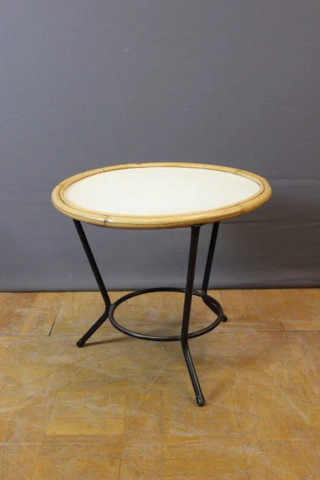 RATTAN TABLE AND CHAIRS